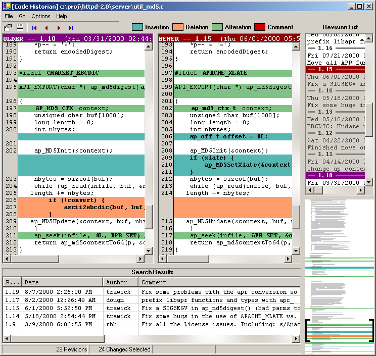 Code Historian Screenshot